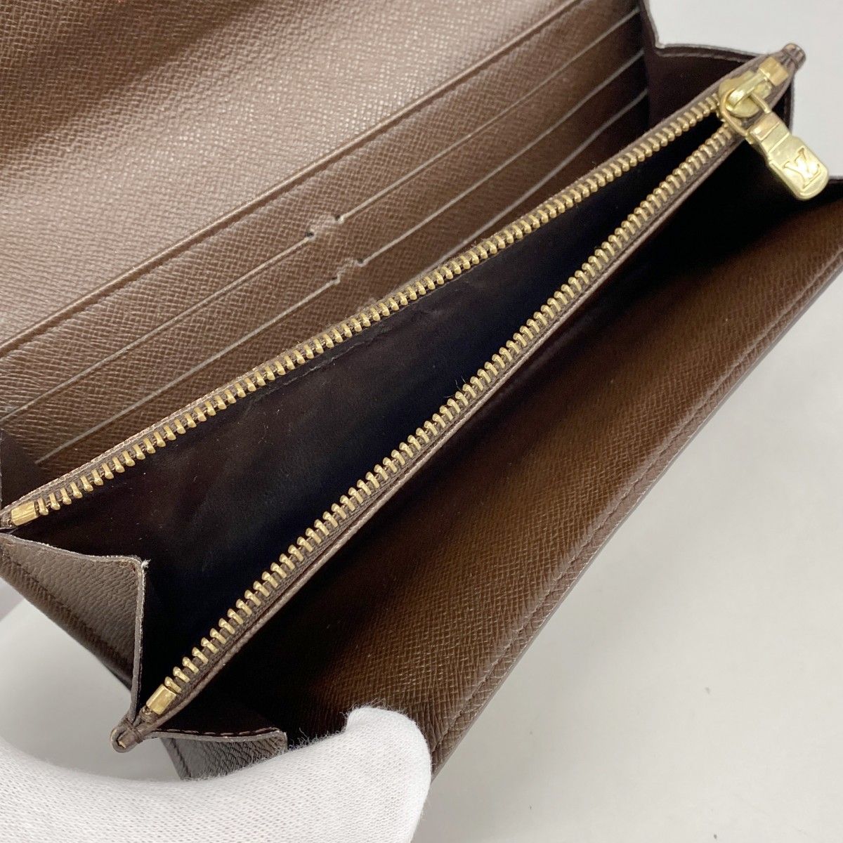 Louis Vuitton Wallet Damier Portefeuille Sarah Ebene — view 3