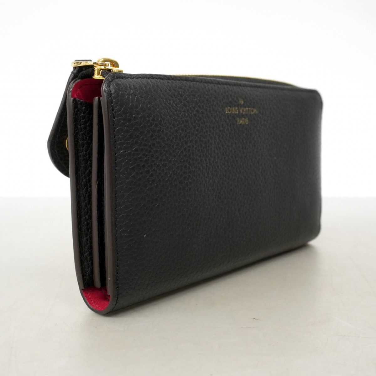 Louis Vuitton Wallet Taurillon Portefeuille Noir — view 2