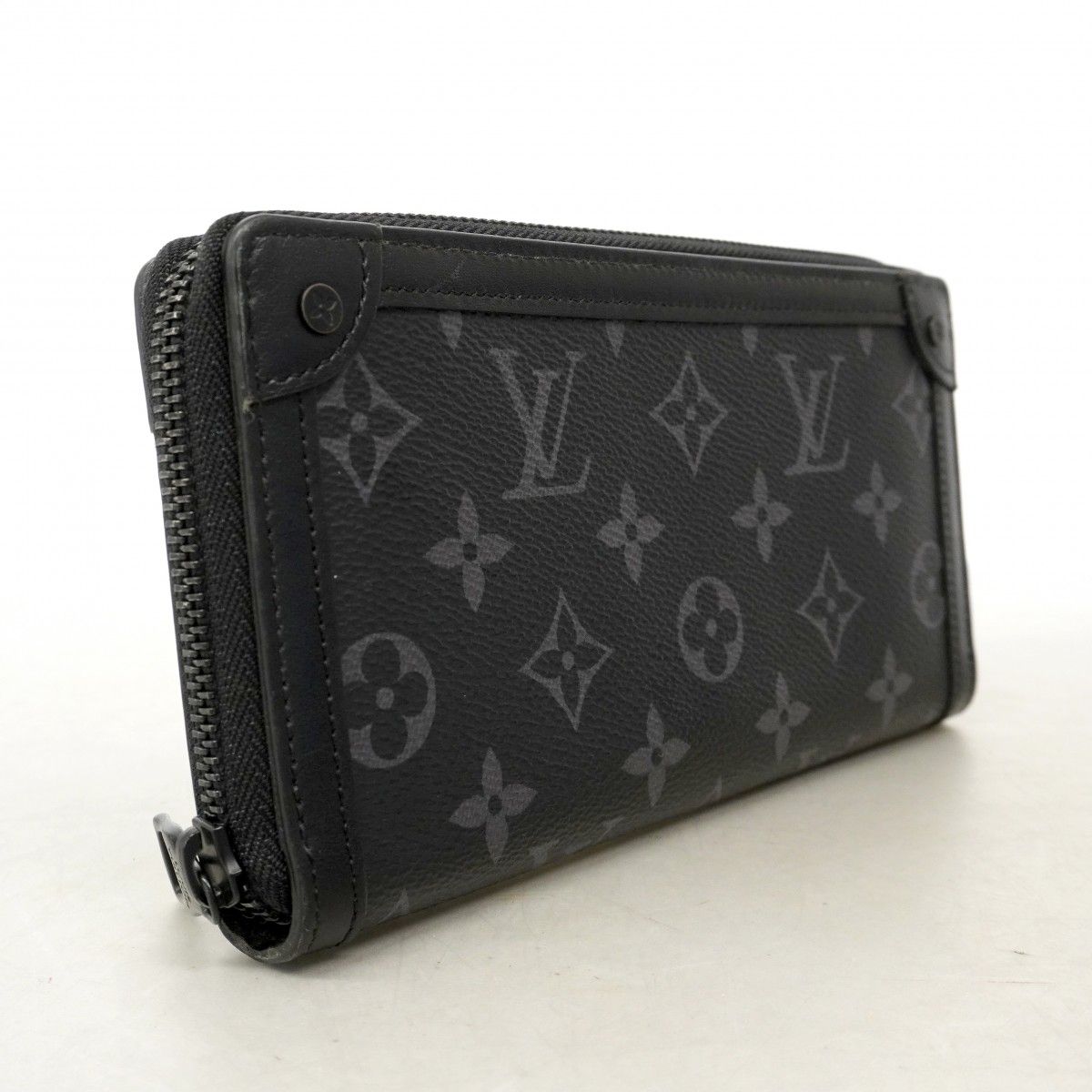 Louis Vuitton Wallet Monogram Eclipse zippy Black — view 2