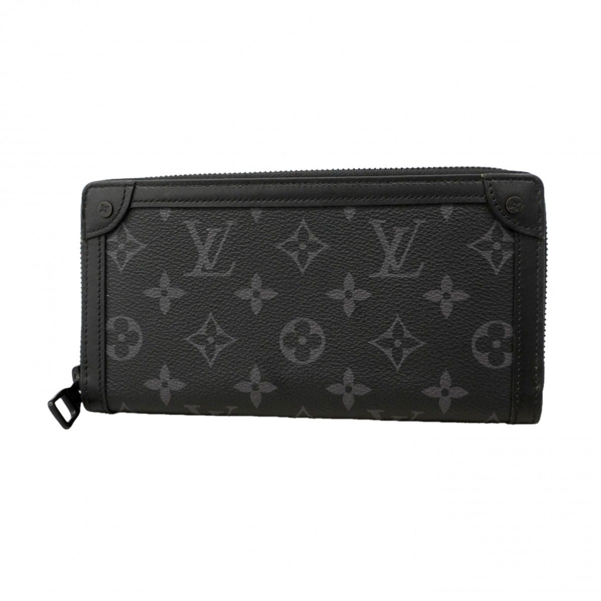 Louis Vuitton Wallet Monogram Eclipse zippy Black