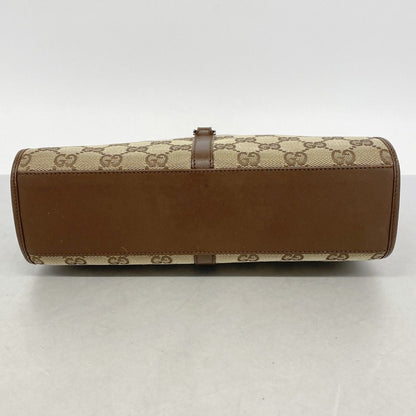Gucci Handbag GG Canvas Jackie 002 Brown Silver — view 3