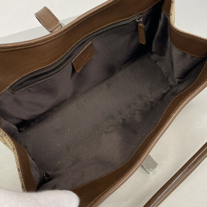 Gucci Handbag GG Canvas Jackie 002 Brown Silver — view 4