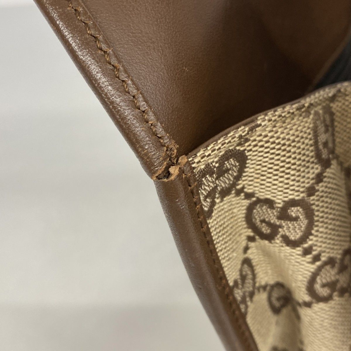 Gucci Handbag GG Canvas Jackie 002 Brown Silver — view 7
