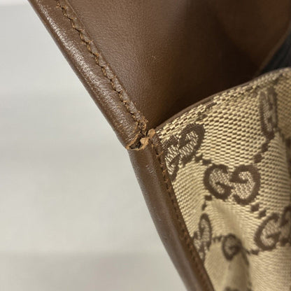 Gucci Handbag GG Canvas Jackie 002 Brown Silver — view 7