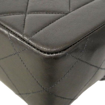 Chanel Shoulder Bag Diana Lambskin Black Gold — view 8