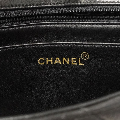 Chanel Shoulder Bag Diana Lambskin Black Gold — view 5