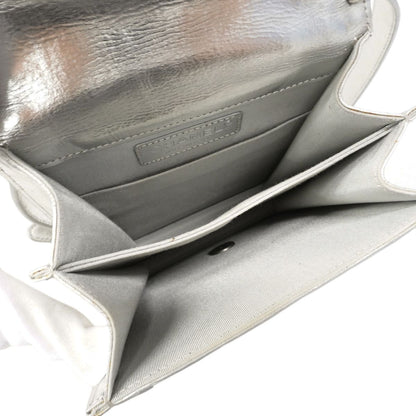 Chanel Shoulder Bag Boy Silver — view 4