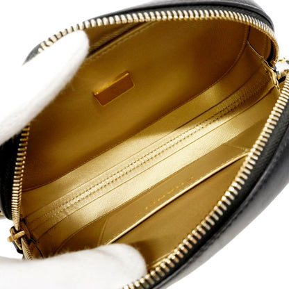 Chanel Shoulder Bag Lambskin Black Gold — view 4