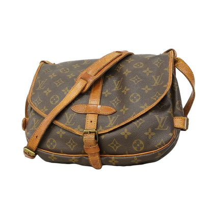Louis Vuitton Shoulder Bag Monogram Saumur 30 Brown
