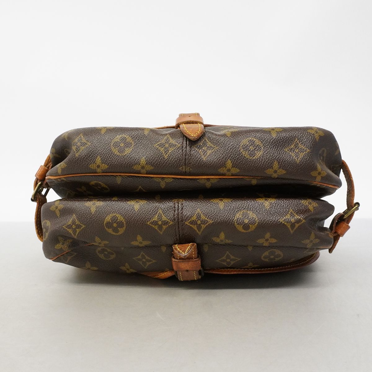 Louis Vuitton Shoulder Bag Monogram Saumur 30 Brown — view 3