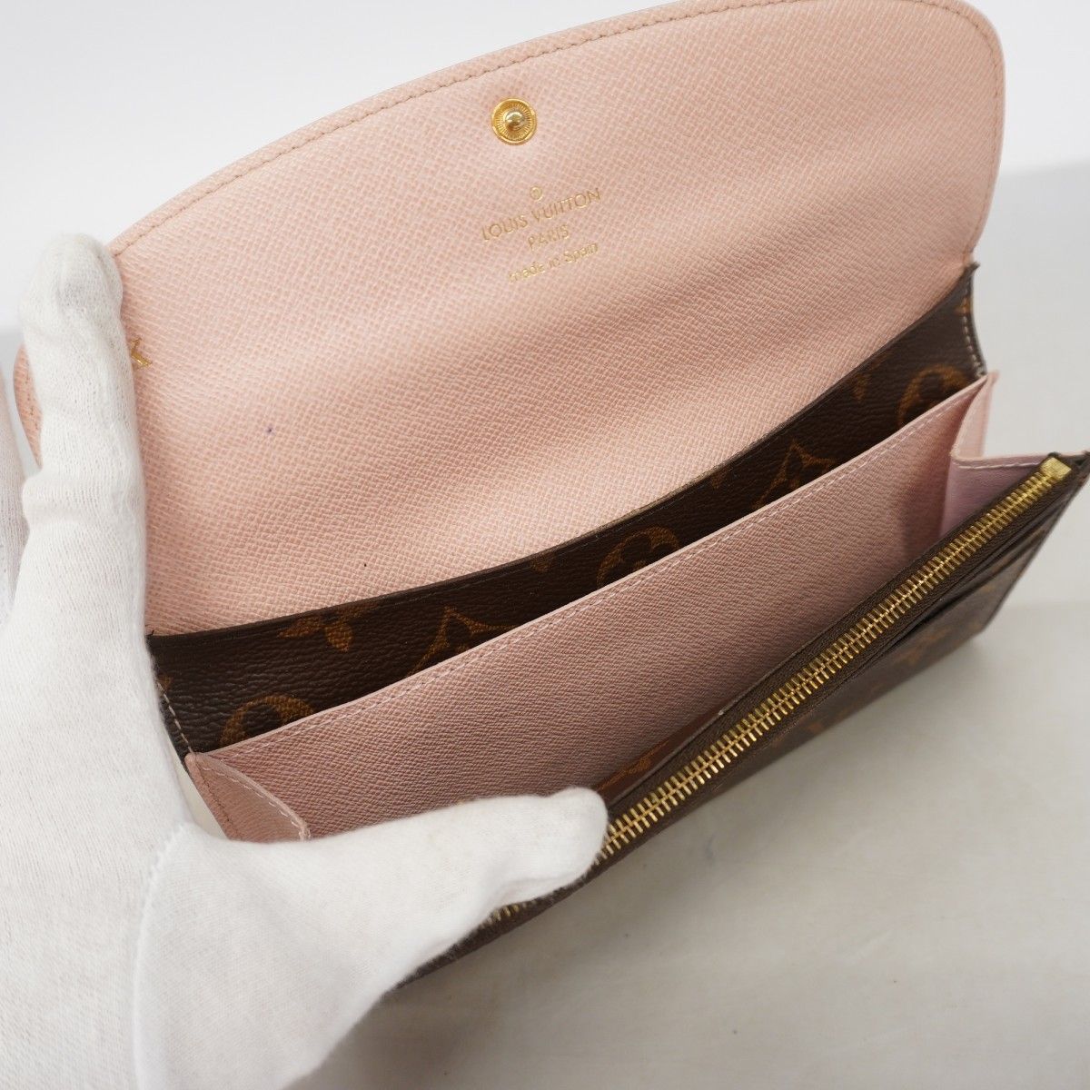 Louis Vuitton Wallet Monogram Portefeuille Brown — view 3