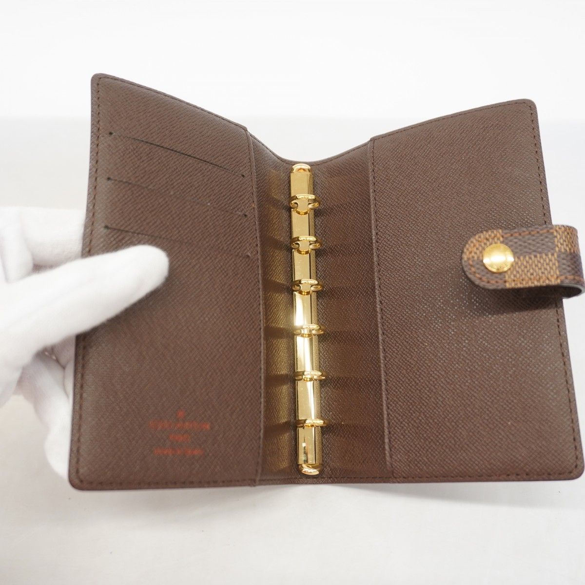 Louis Vuitton Notebook Cover Damier Agenda PM Ebene — view 3