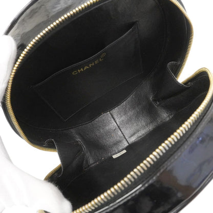 Chanel Handbag Patent Leather Black Gold — view 4
