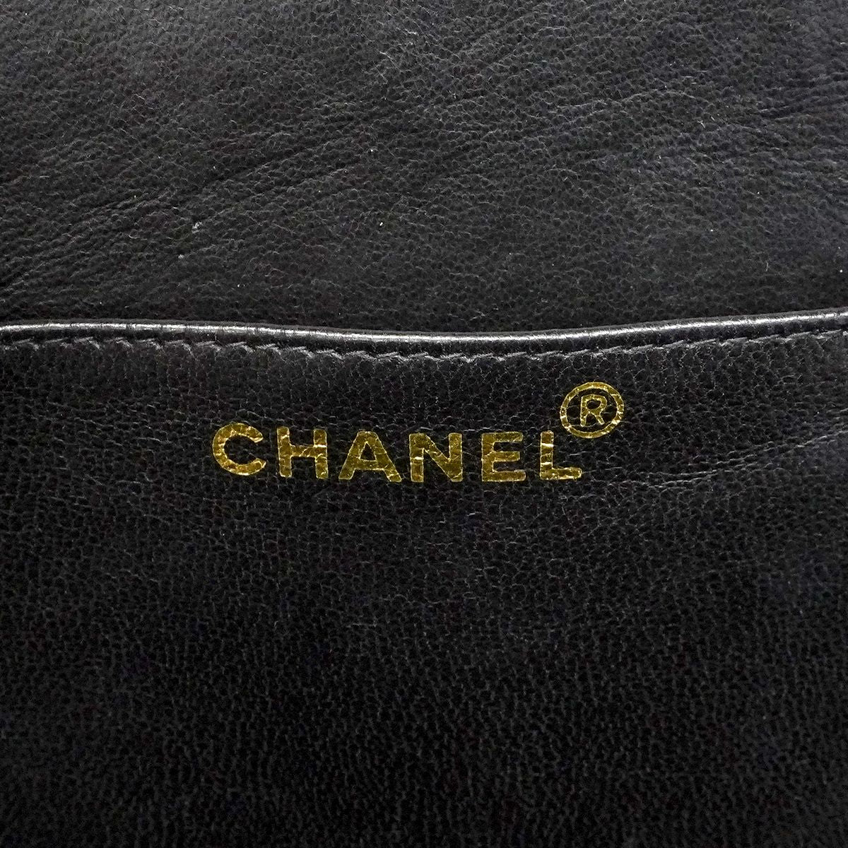 Chanel Handbag Patent Leather Black Gold — view 5