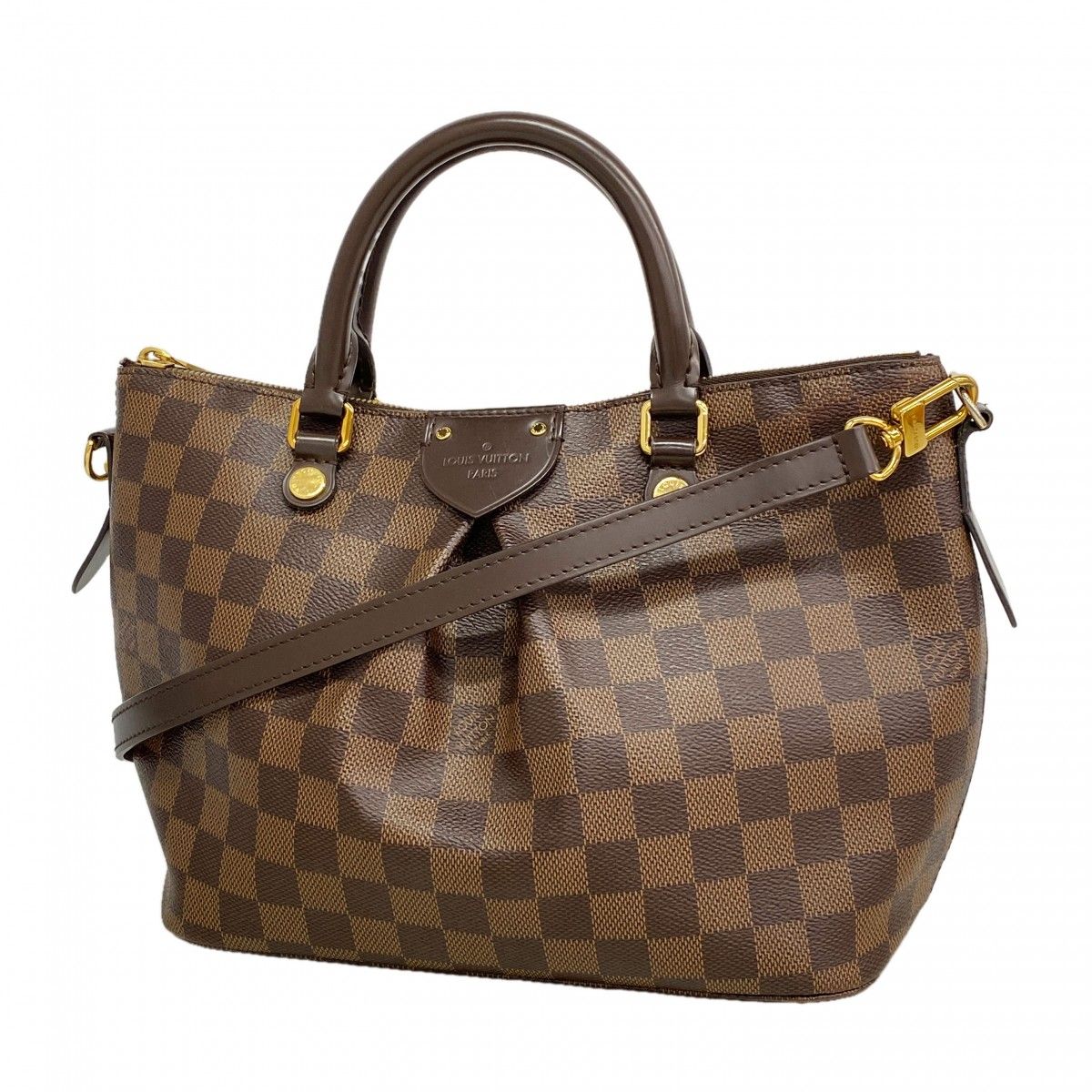 Louis Vuitton Handbag Damier Sienna PM Ebene 2-Way