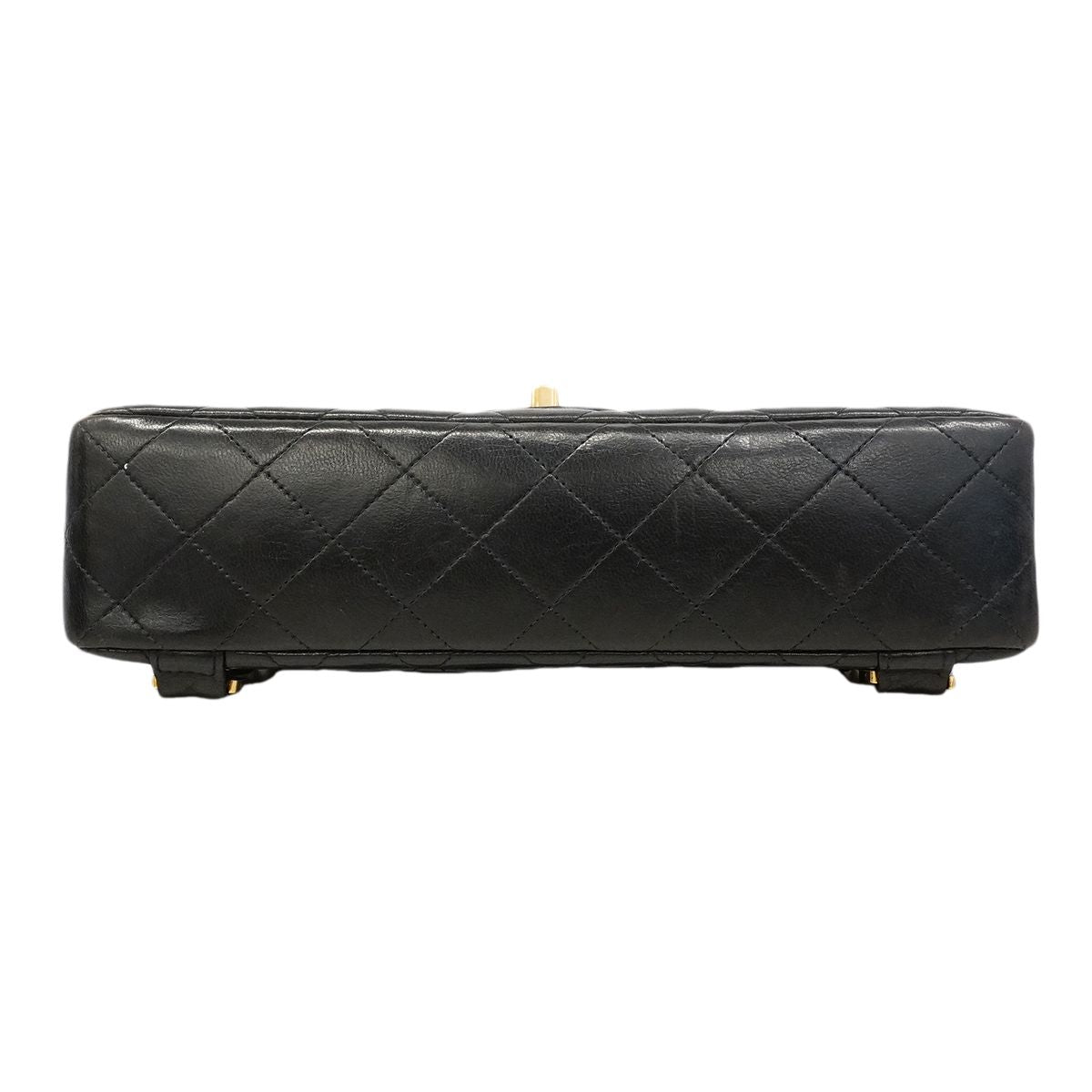Chanel Backpack Quilted Lambskin Black Gold — view 3