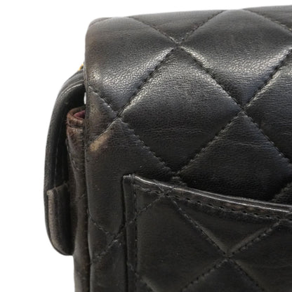 Chanel Backpack Quilted Lambskin Black Gold — view 7