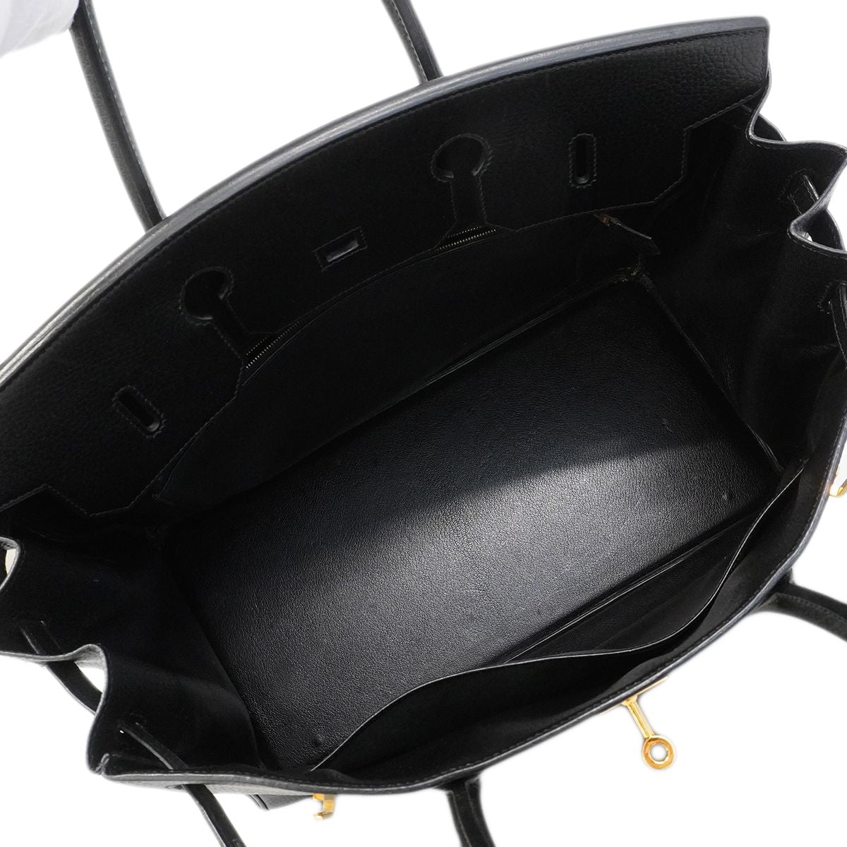 Hermes Handbag Birkin 40 Black Gold — view 4