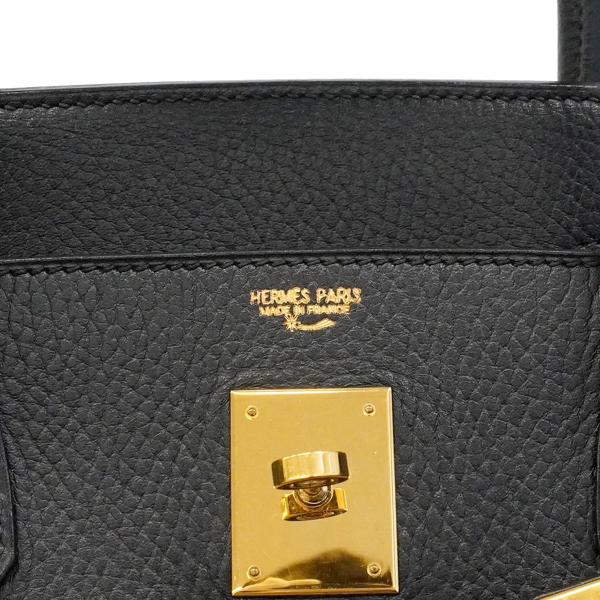 Hermes Handbag Birkin 40 Black Gold — view 5