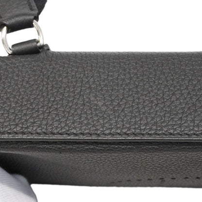 Hermes Shoulder Bag Togo Black Silver — view 7
