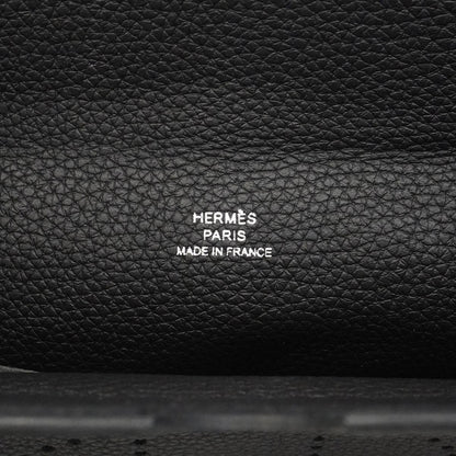 Hermes Shoulder Bag Togo Black Silver — view 5