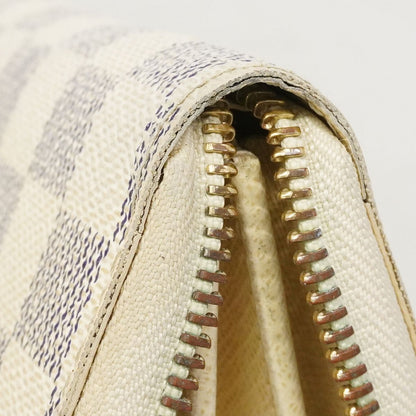 Louis Vuitton Wallet Damier Azur Zippy White — view 6