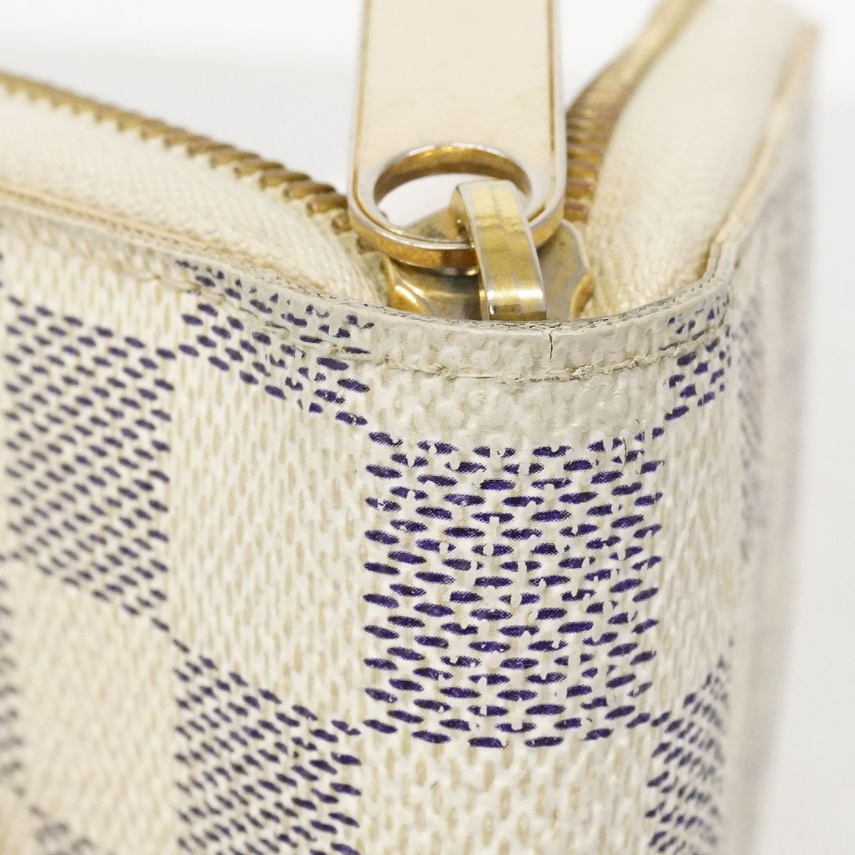 Louis Vuitton Wallet Damier Azur Zippy White — view 7
