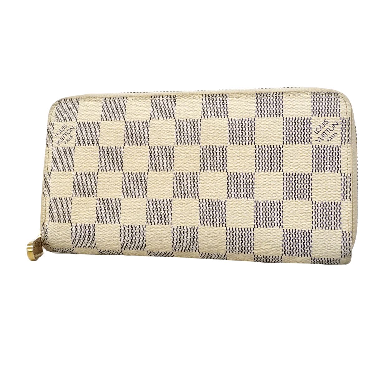 Louis Vuitton Wallet Damier Azur Zippy White