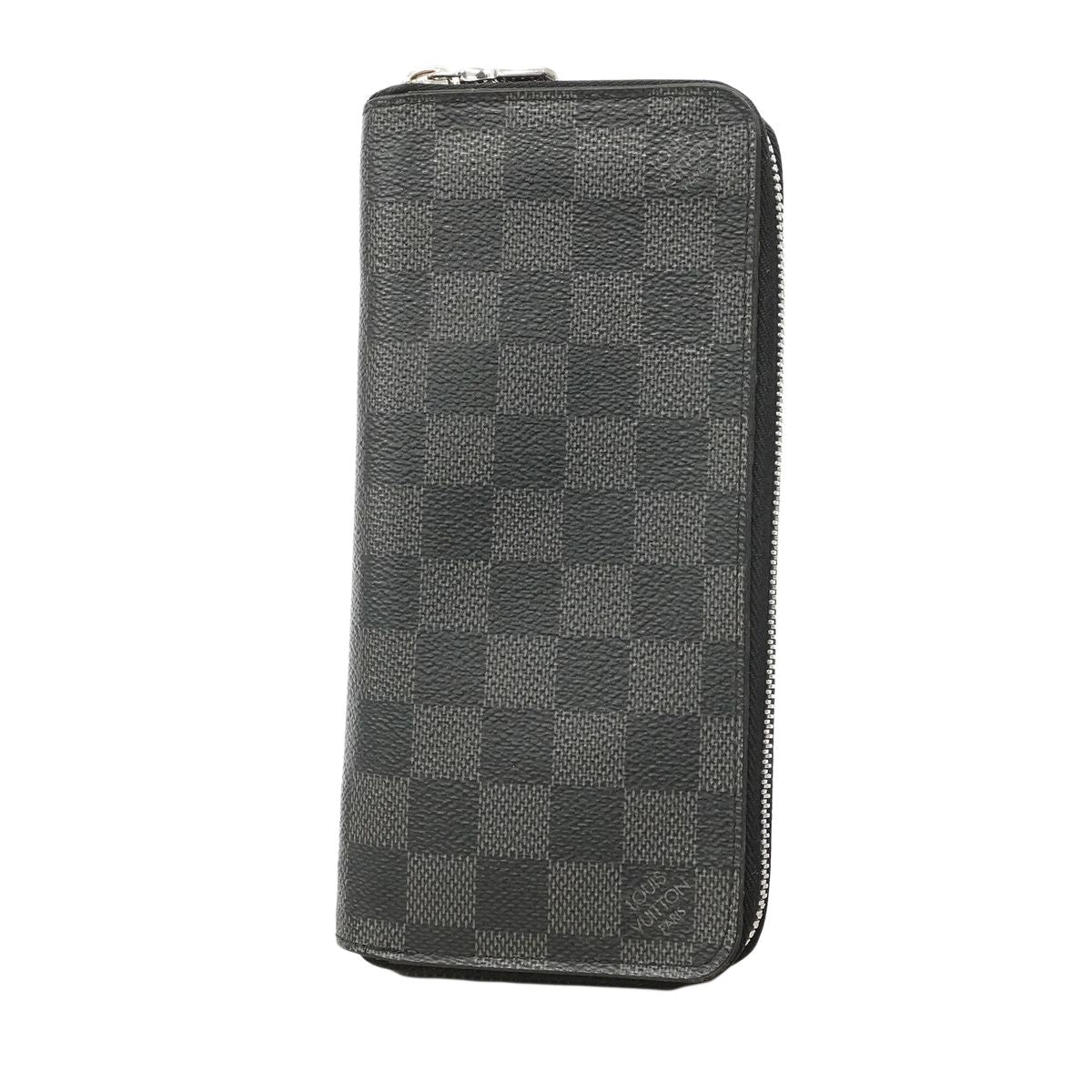 Louis Vuitton Wallet Damier Graphite Zippy Walletvertical Gray Black