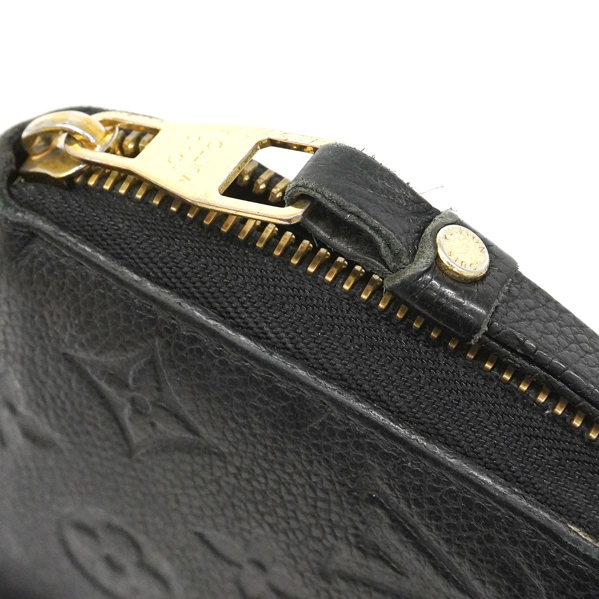 Louis Vuitton Wallet Monogram Empreinte Zippy Noir — view 9