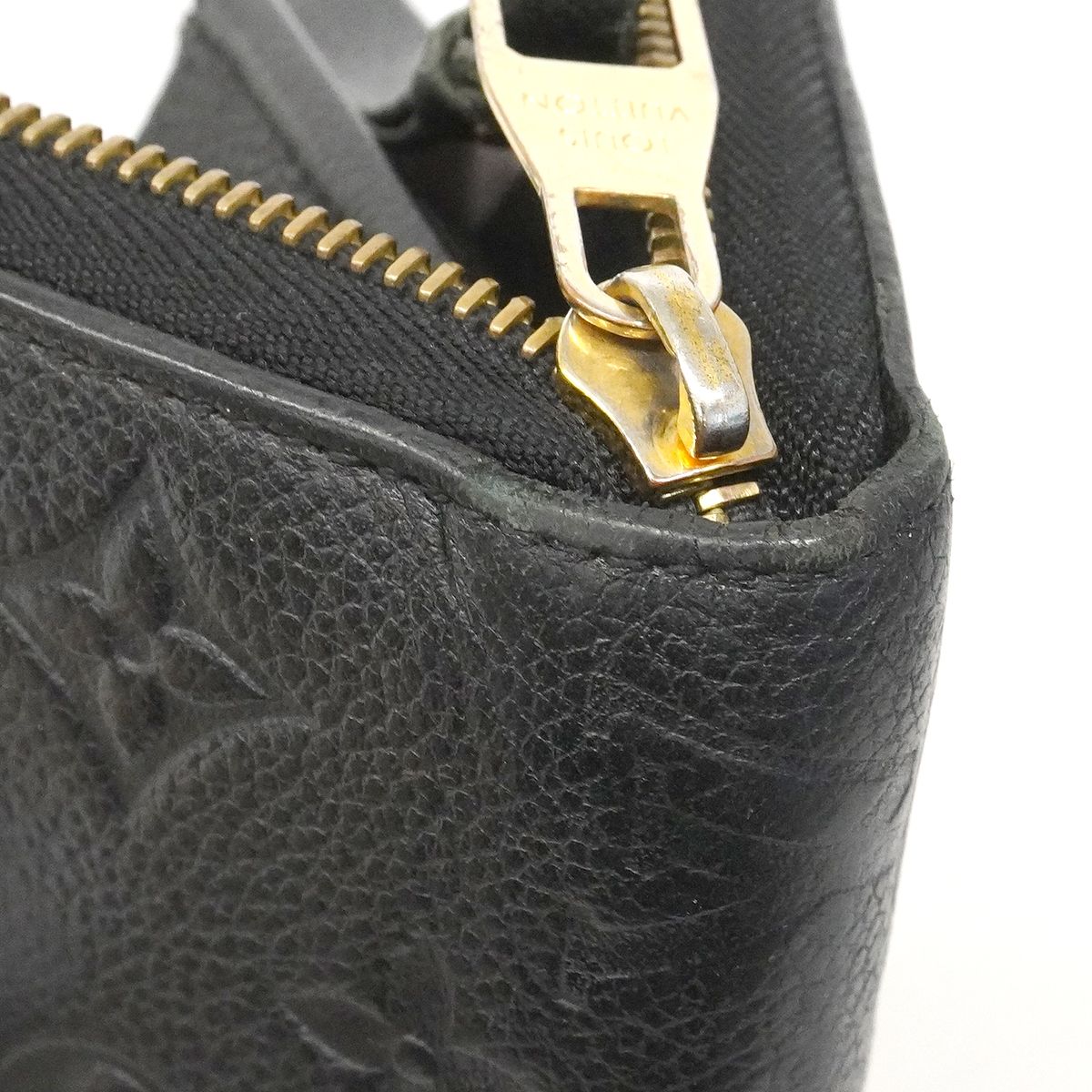 Louis Vuitton Wallet Monogram Empreinte Zippy Noir — view 7