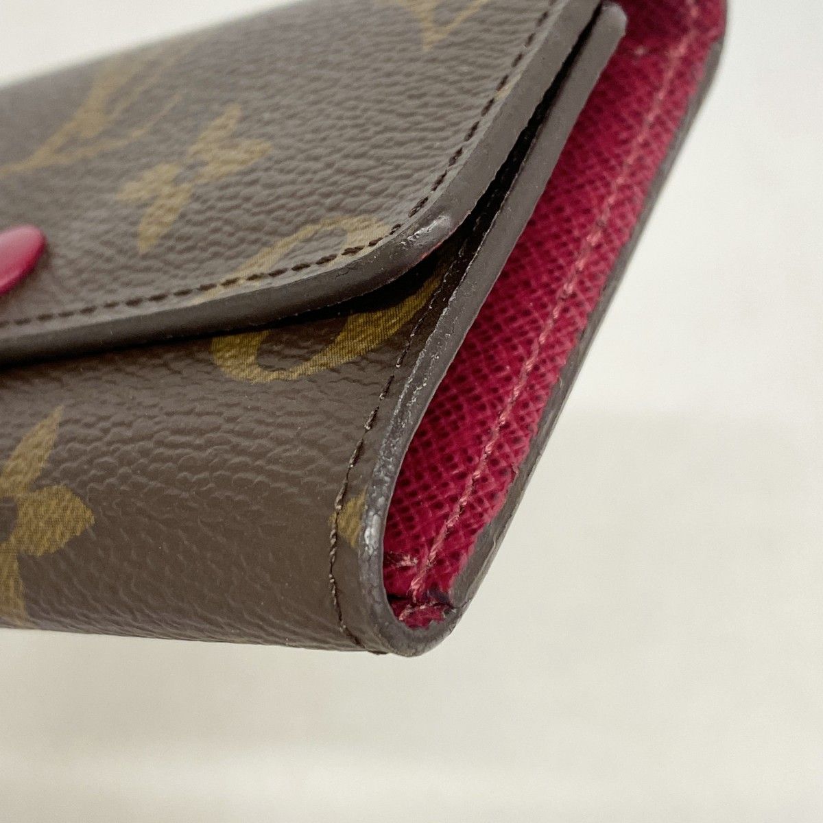 Louis Vuitton Key Case Monogram Multicles 6 Brown Fuchsia Key Holder — view 6