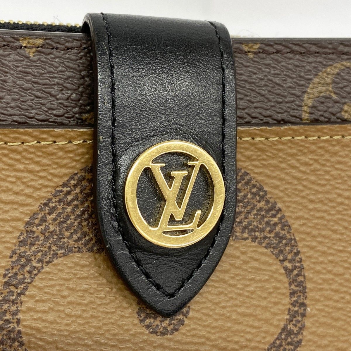Louis Vuitton Wallet Monogram Giant Reverse Portefeuille Juliette Brown — view 7