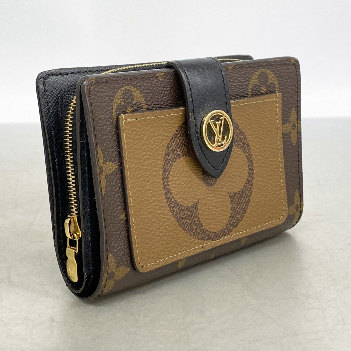 Louis Vuitton Wallet Monogram Giant Reverse Portefeuille Juliette Brown — view 2