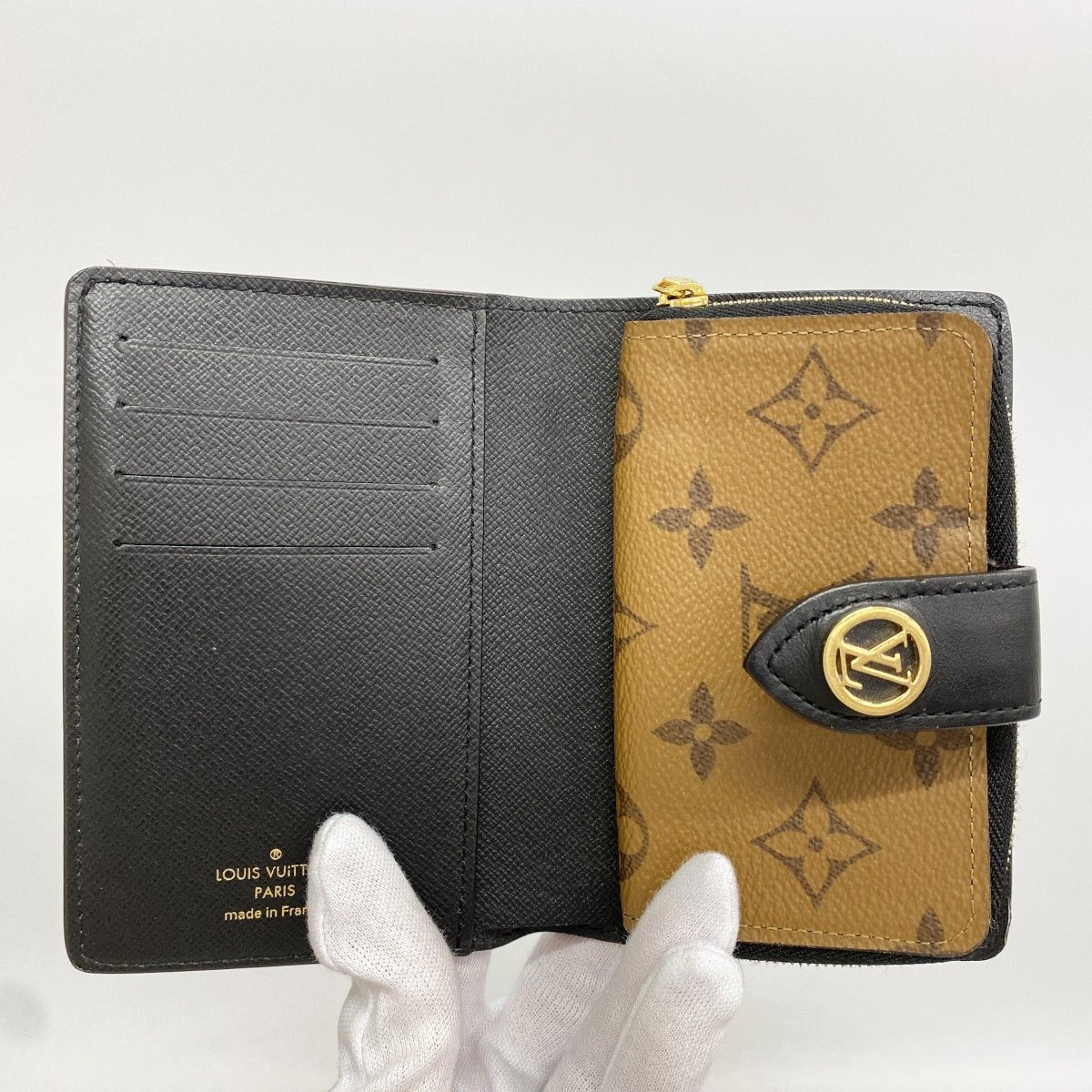 Louis Vuitton Wallet Monogram Giant Reverse Portefeuille Juliette Brown — view 3