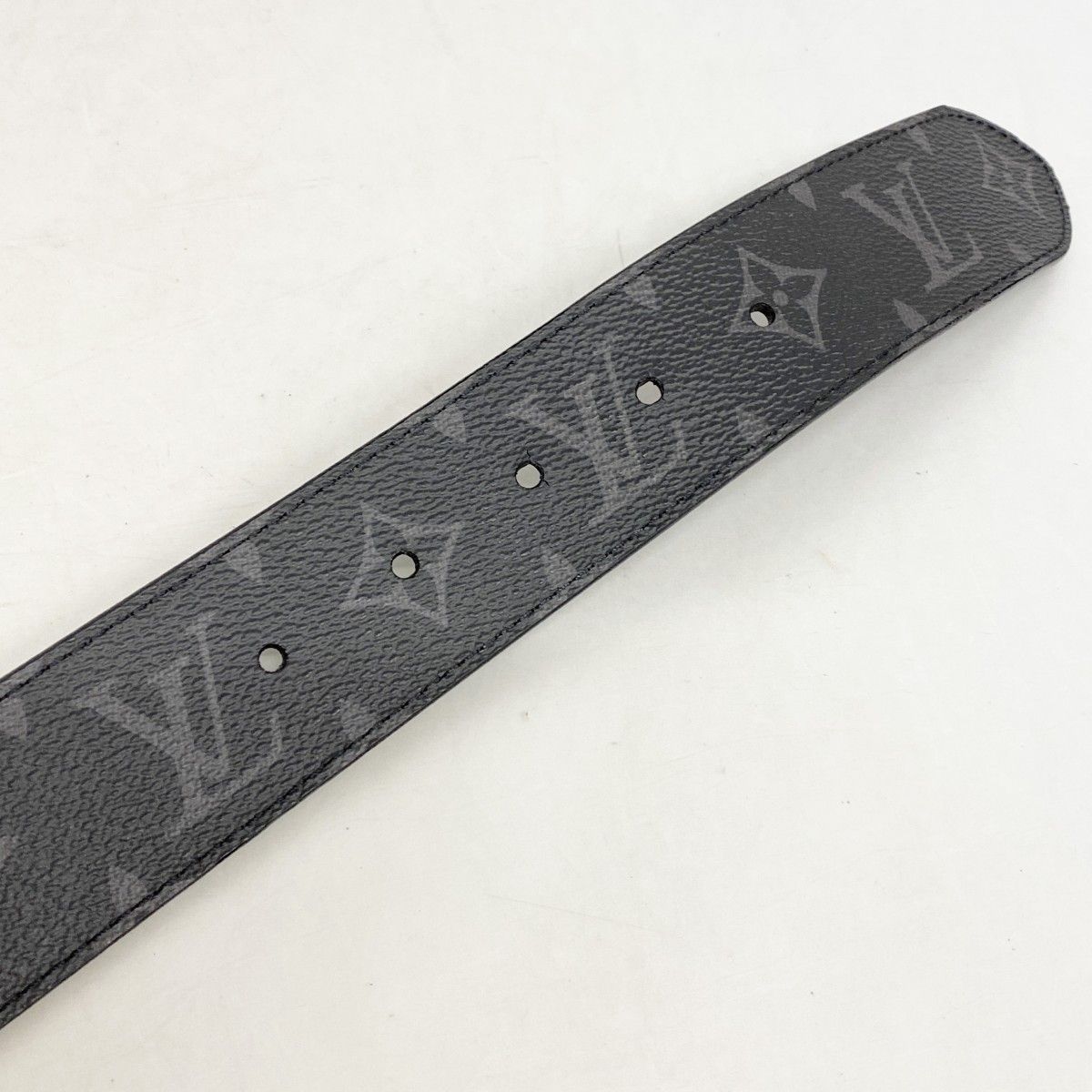 Louis Vuitton Belt Monogram Eclipse Ceinture verso Black — view 5