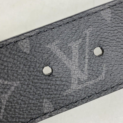 Louis Vuitton Belt Monogram Eclipse Ceinture verso Black — view 3