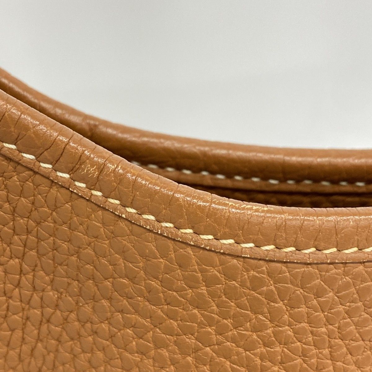 Hermes Shoulder Bag Taurillon Clemence Gold Silver — view 7