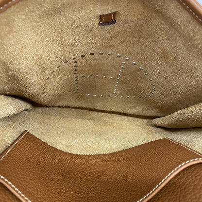 Hermes Shoulder Bag Taurillon Clemence Gold Silver — view 4