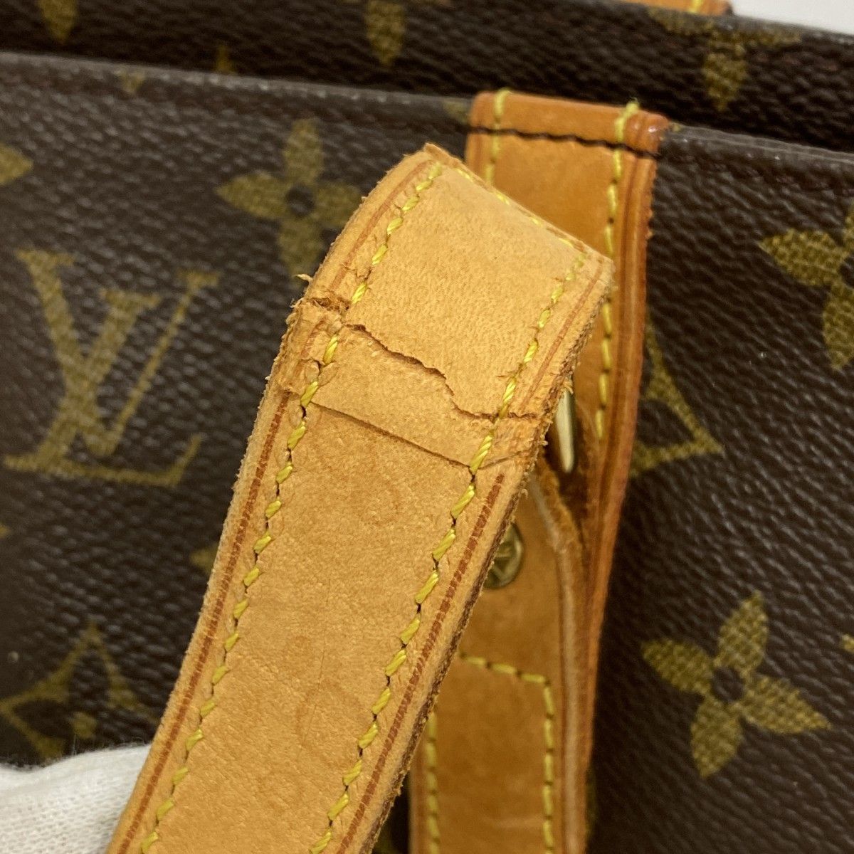 Louis Vuitton Shoulder Bag Monogram Sac Shopping Brown — view 6