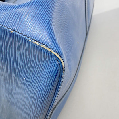 Louis Vuitton Boston Bag Epi Keepall 60 Blue — view 7