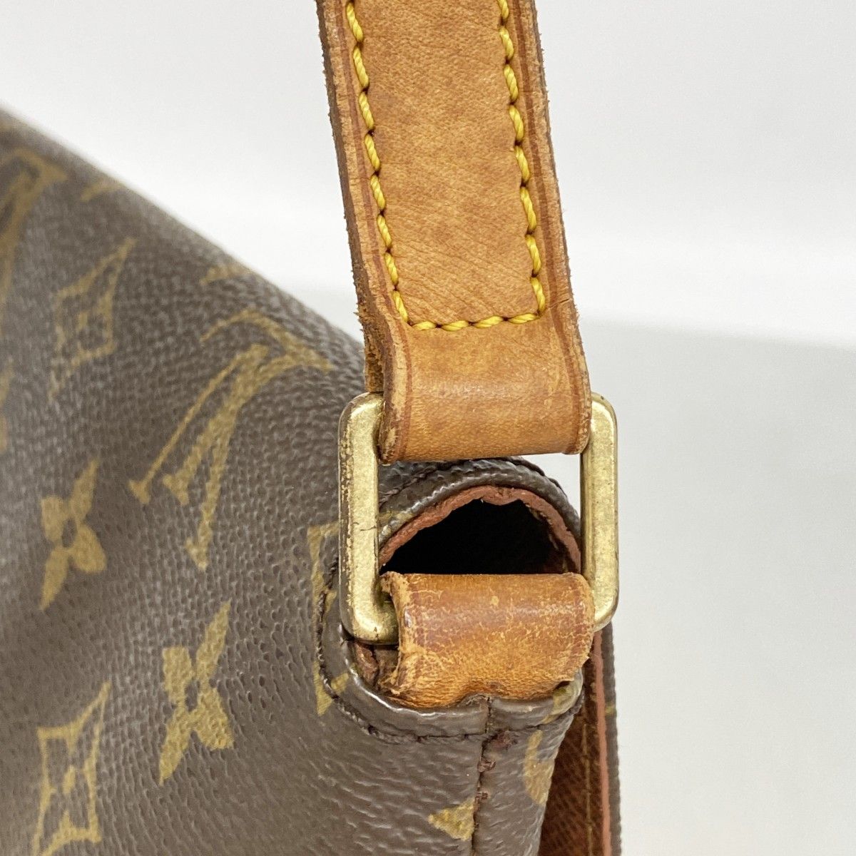 Louis Vuitton Shoulder Bag Monogram Musette Tango Short Strap Brown — view 8