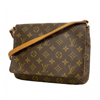 Louis Vuitton Shoulder Bag Monogram Musette Tango Short Strap Brown