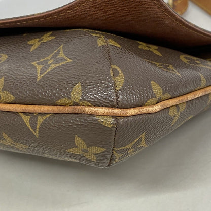 Louis Vuitton Shoulder Bag Monogram Musette Tango Short Strap Brown — view 6