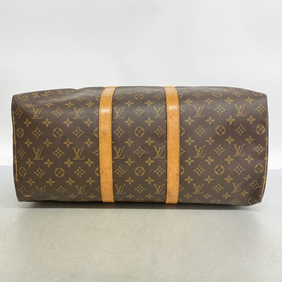 Louis Vuitton Boston Bag Monogram Keepall 50 Brown — view 3