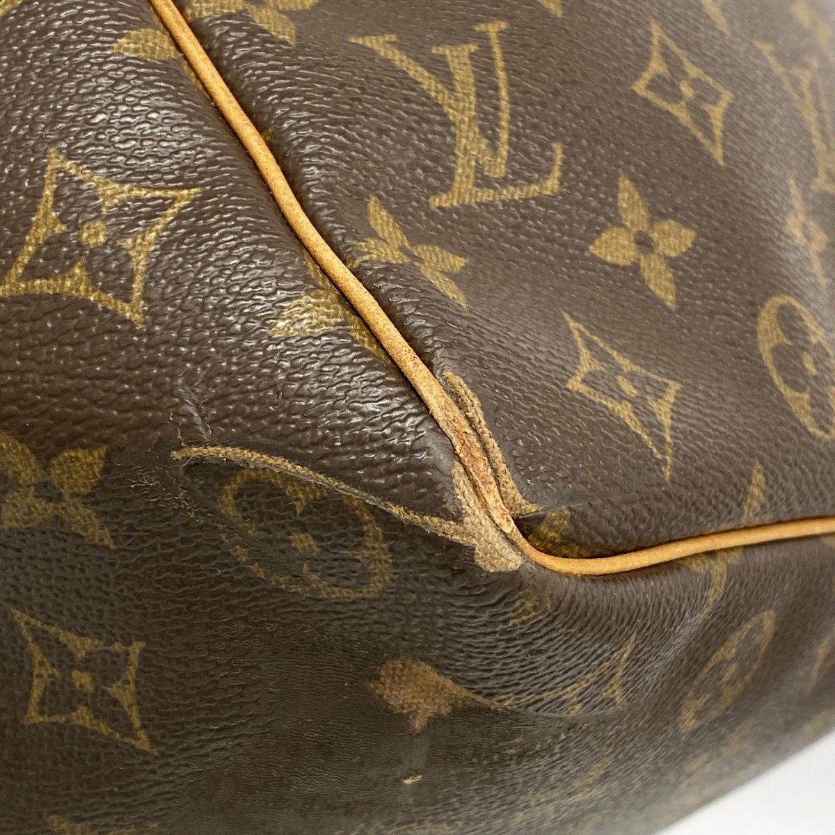 Louis Vuitton Boston Bag Monogram Keepall 50 Brown — view 7