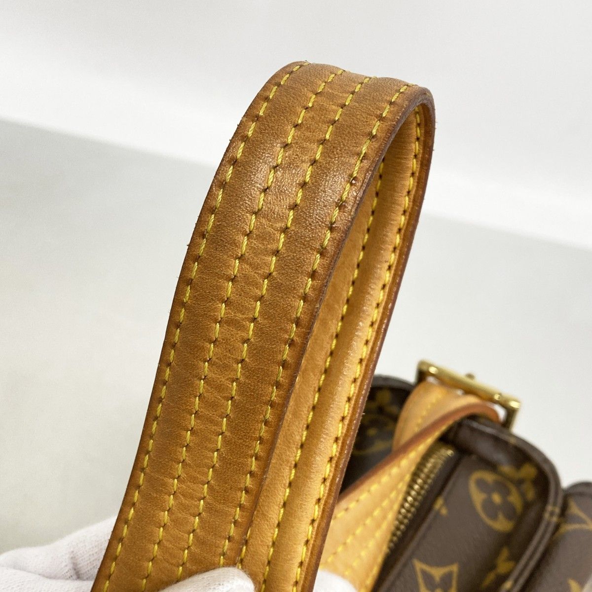 Louis Vuitton Shoulder Bag Monogram Viva Cite MM Brown — view 8