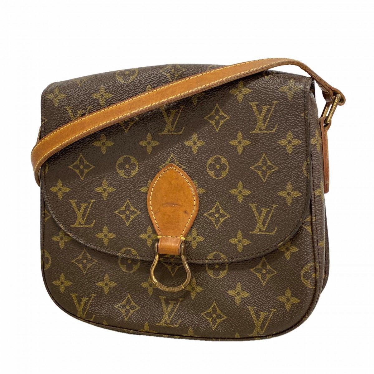 Louis Vuitton Shoulder Bag Monogram Saint Cloud GM Brown