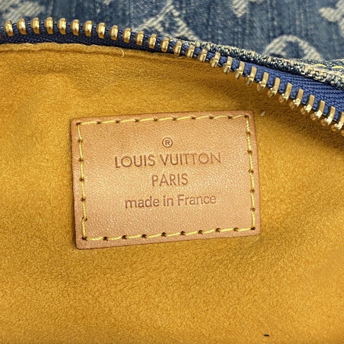 Louis Vuitton Handbag Monogram Denim PM Blue 2-Way — view 5
