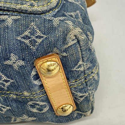 Louis Vuitton Handbag Monogram Denim PM Blue 2-Way — view 6
